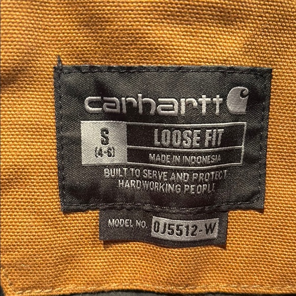 Carhartt Brown Pea Coat with Sherpa Lining - Picture 7 of 7